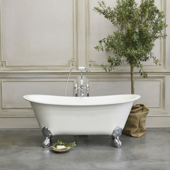 Clearwater Batello Freestanding Bath With Chrome Feet